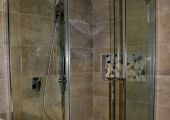 Bathroom renovations - Tiled shower base, Designed sliding door screen & quality fittings